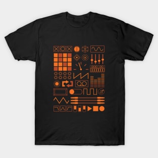 Electronic Musician Synth, Sampler and Drum Machine Controls T-Shirt